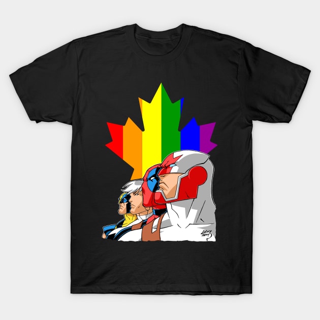 Team Canada LGBTQIA+ T-Shirt by artoflucas